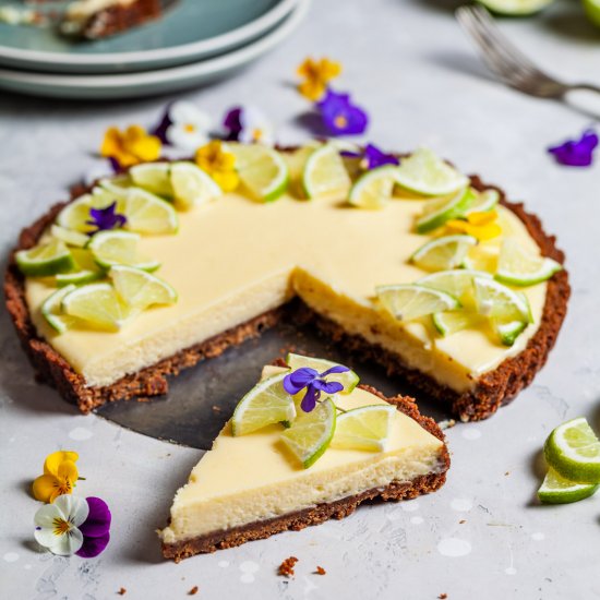 No fuss key lime tart