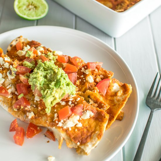 Black Bean Vegetarian Enchiladas