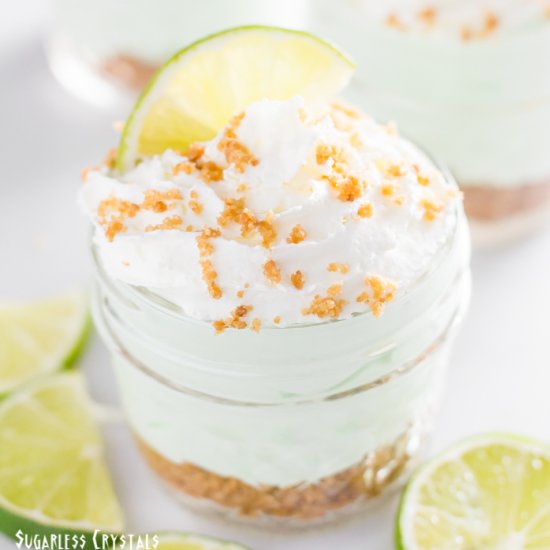 No bake key lime keto cheesecake