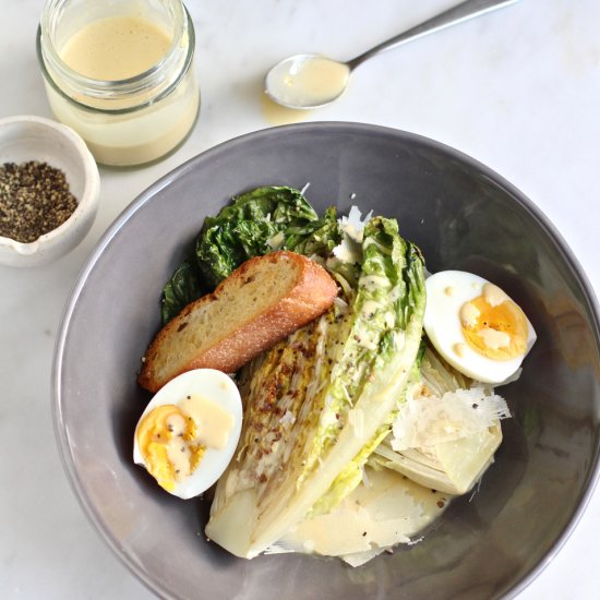 Griddled Gem Lettuce Caesar Salad