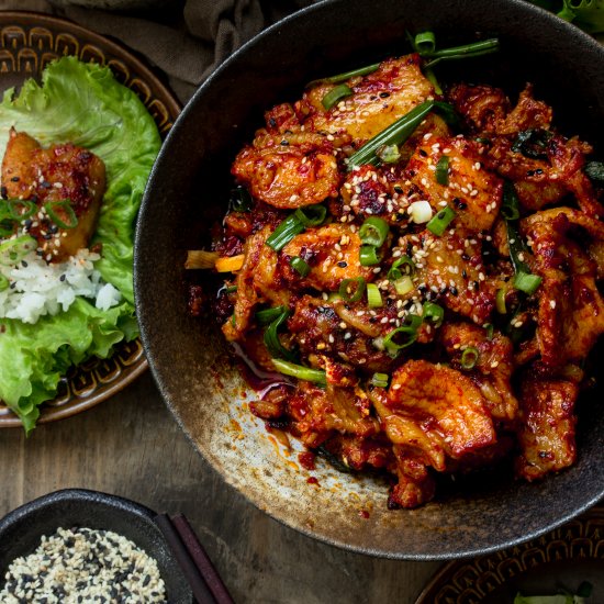 Spicy Korean Pork Bulgogi