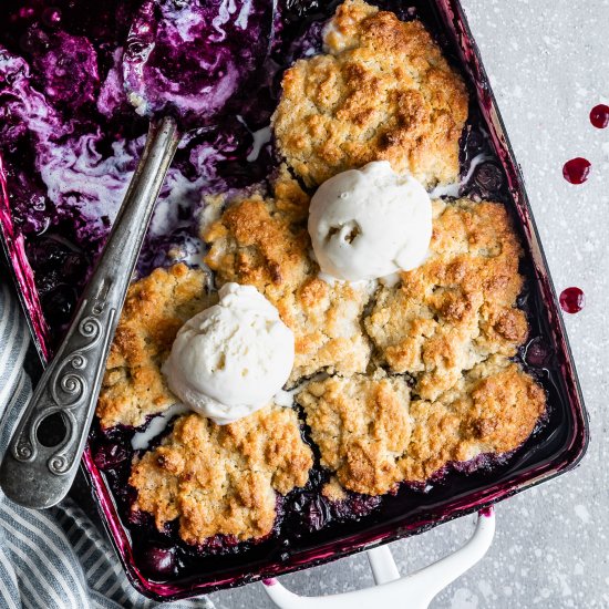 Gluten-Free Blueberry Cobbler