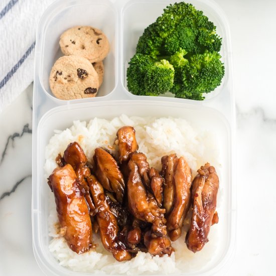 Teriyaki Chicken Lunchbox Idea