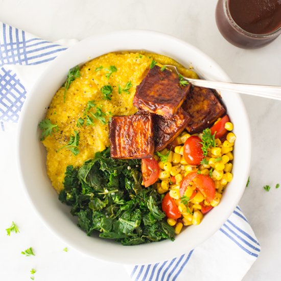 Vegan BBQ Tofu Bowls