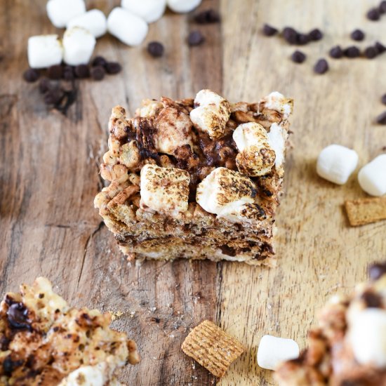 S’mores Rice Krispy Treats