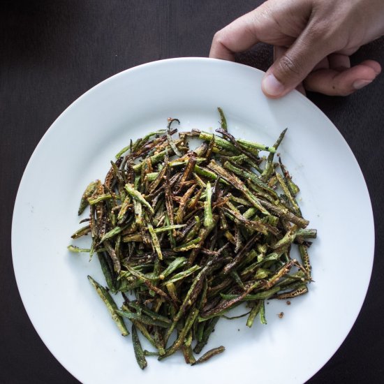 Crispy Fried Bhindi