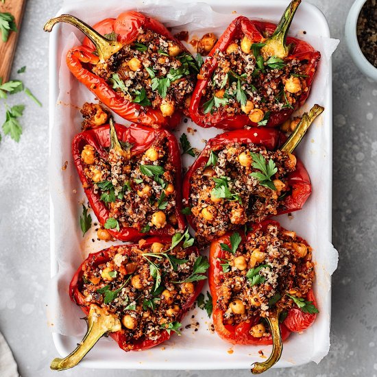 Harissa Stuffed Peppers