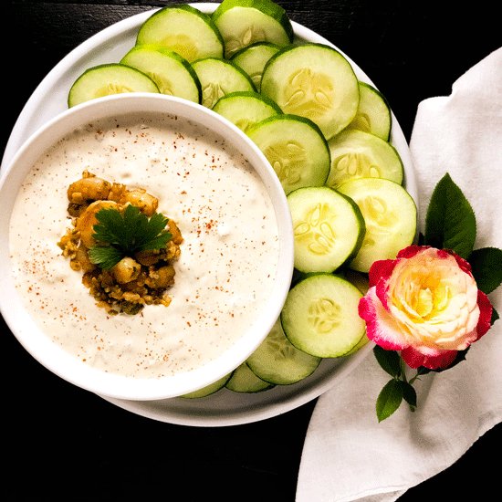 Low Carb Cajun Shrimp Cucumber Dip