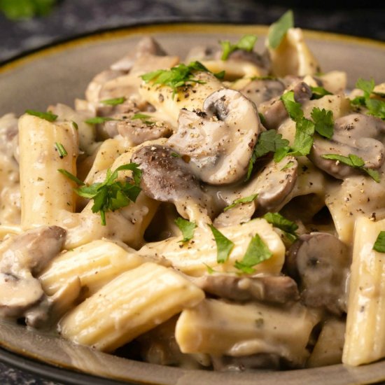 Vegan Mushroom Pasta