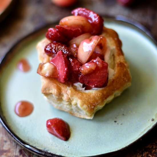 Summer Fruit Puff Pastry Dessert