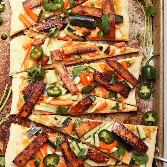 Tofu Banh Mi Pizza