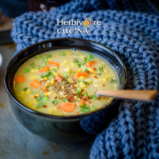 Instant Pot Vegan Corn Chowder