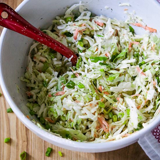 Creamy Sweet Dill Coleslaw