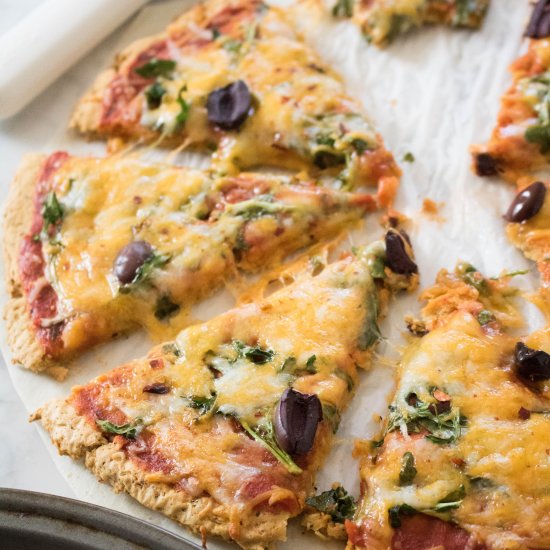 Gluten-free Chickpea Pizza Crust