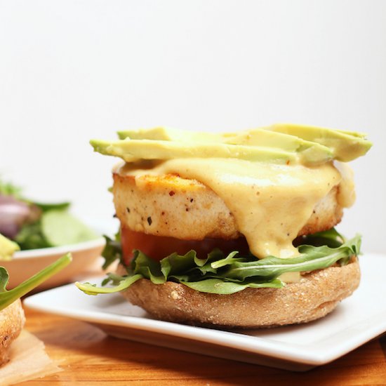 Tofu Avocado Benedict