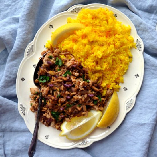 Lebanese Chicken & Saffron Rice