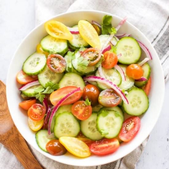 Cucumber and Tomato Salad