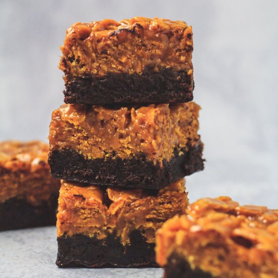 Caramel Crunch Brownies