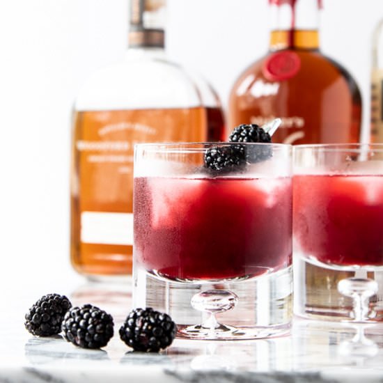 Blackberry Whiskey Sour