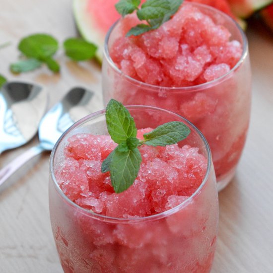 watermelon granita