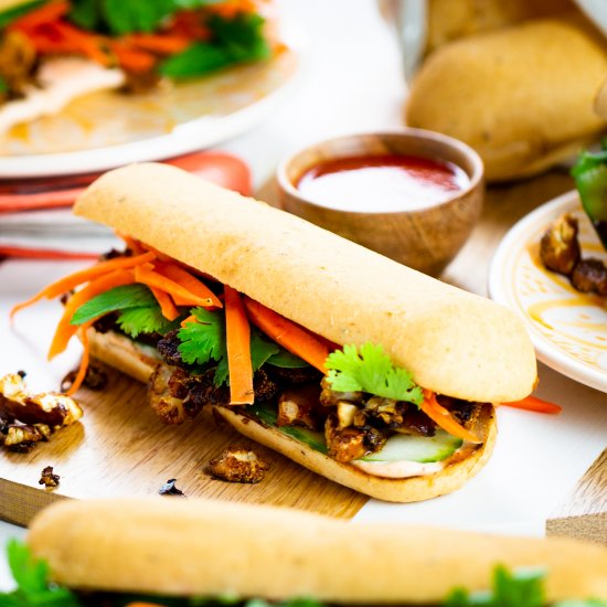 Gluten-free cauliflower banh-mi