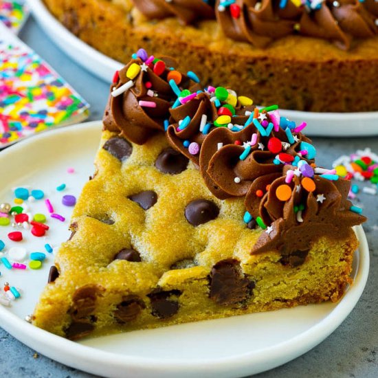 Cookie Cake with Sprinkles