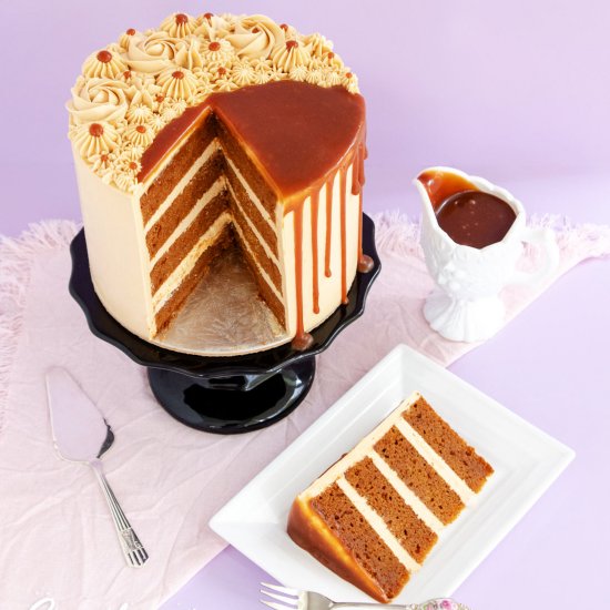 Rich Caramel Mud Cake