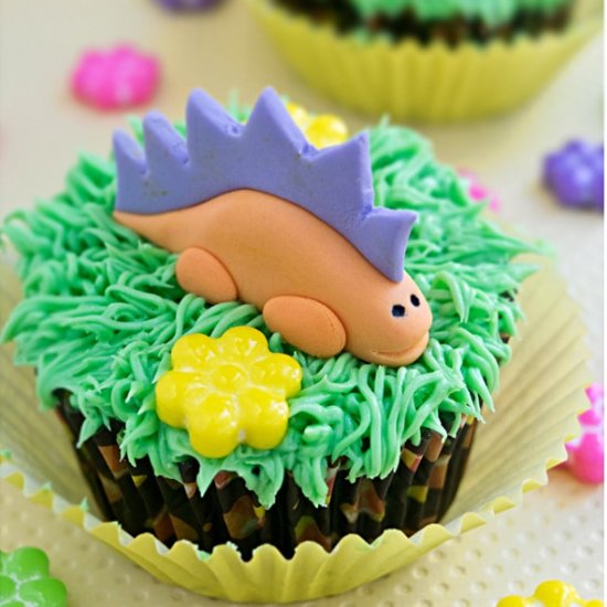 Easy Dinosaur Cupcakes