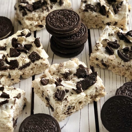 Cookies n Cream Rice Krispie Treats