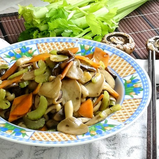 Mushroom stir fry