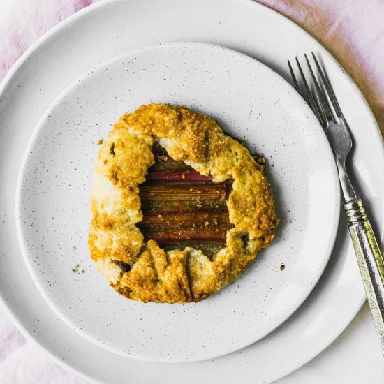 Rhubarb-Orange Galettes