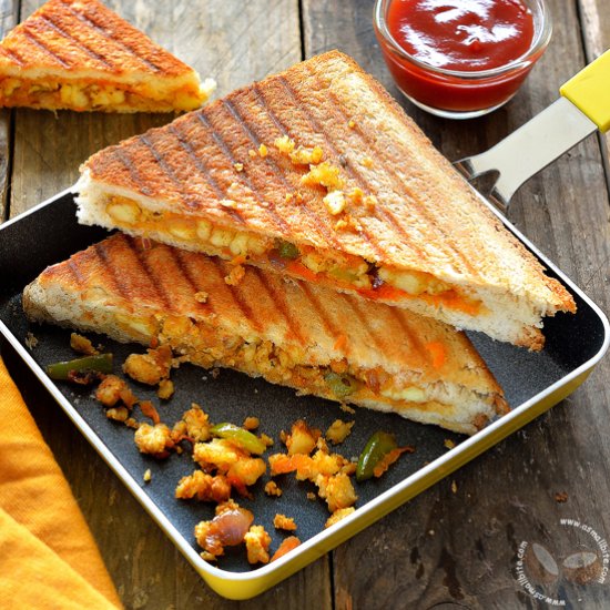 Paneer Sandwich Recipe