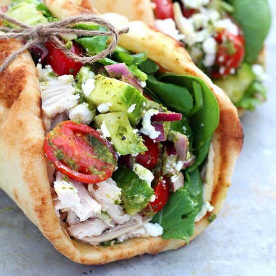 Chicken Wrap with Chimichurri Sauce