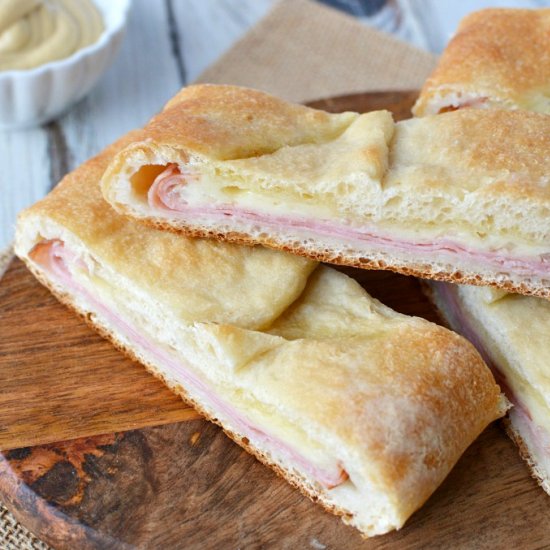 Ham and Swiss Stromboli