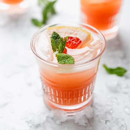 Grapefruit Mint Cocktail