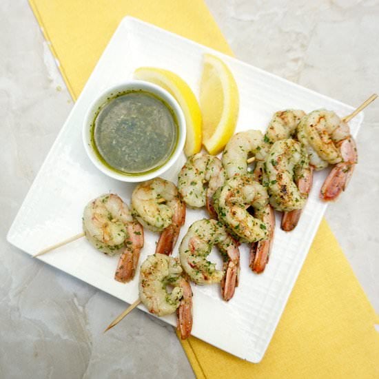 Chimichurri Shrimp Skewers