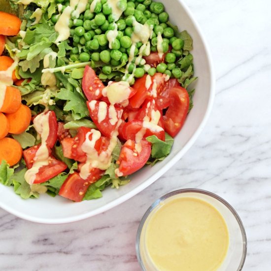 Vegan 4 Ingredient Salad Dressing