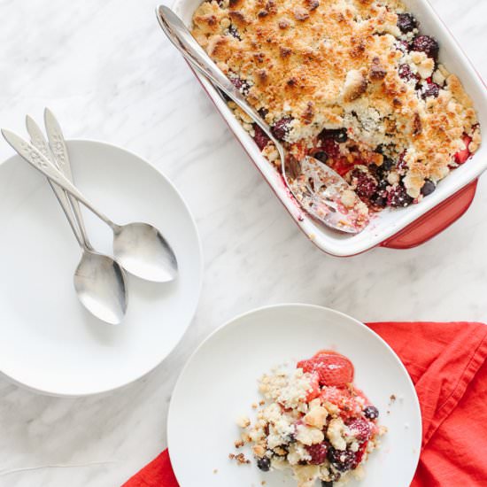 Summery Berry Crumble