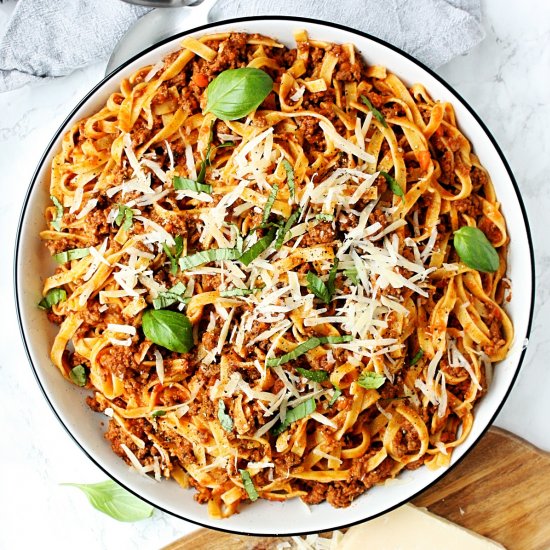 Tagliatelle Bolognese Recipe