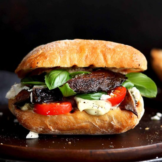 Portobello Mushroom Sandwich