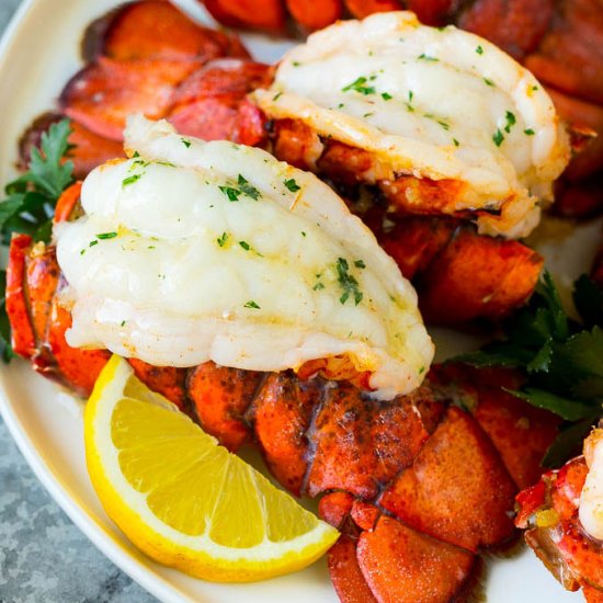 Lobster Tails with Garlic Butter