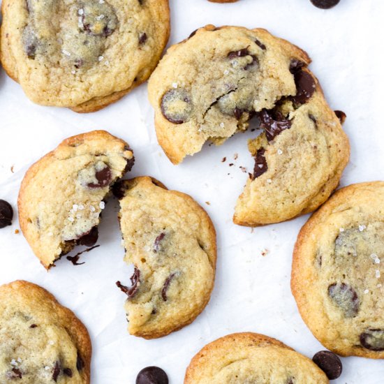 Sea Salt Chocolate Chip Cookies