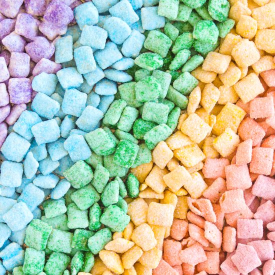 Rainbow Puppy Chow