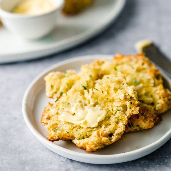 Cheddar-Chive Drop Biscuits