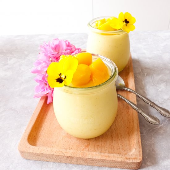 mango yogurt pudding