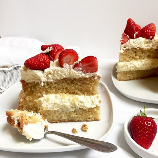 Simple Strawberry Layer Cake