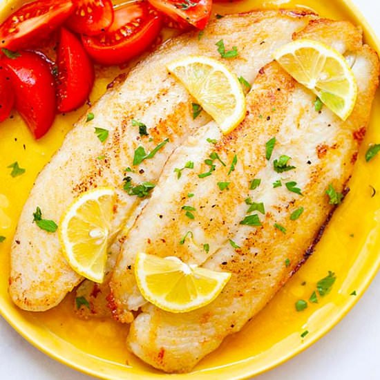 Lemon Butter Swai Fish