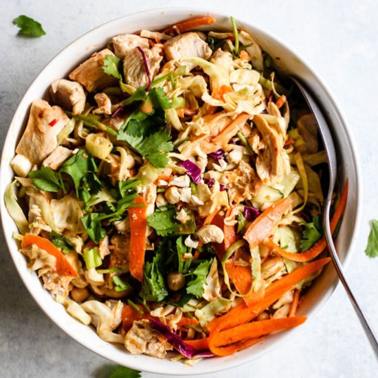 Thai Peanut Chicken Salad