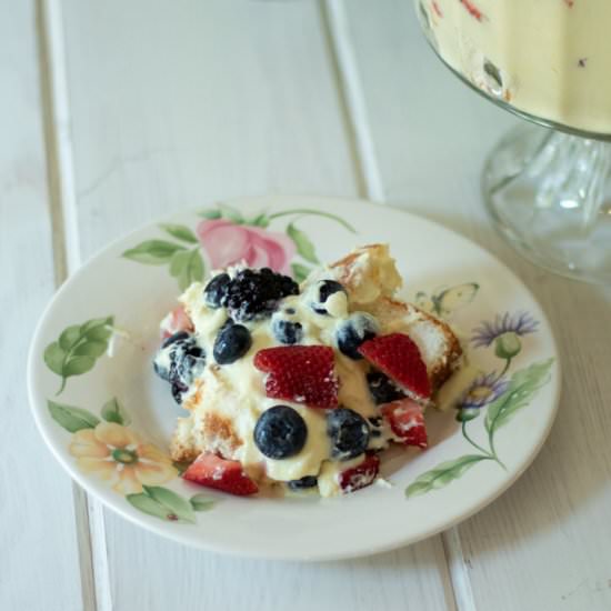 Angel Triple Berry Trifle