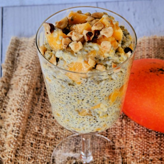 Mango & Coconut Chia Seed Pudding